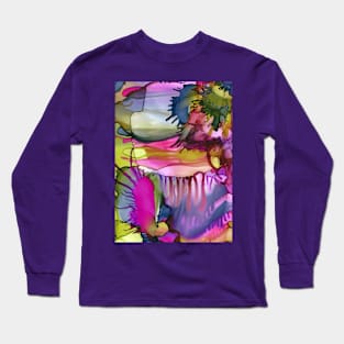 Pink Sunset Waterfall Long Sleeve T-Shirt